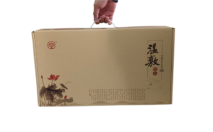 枕頭<i style='color:red'>包裝彩盒</i>帶手提