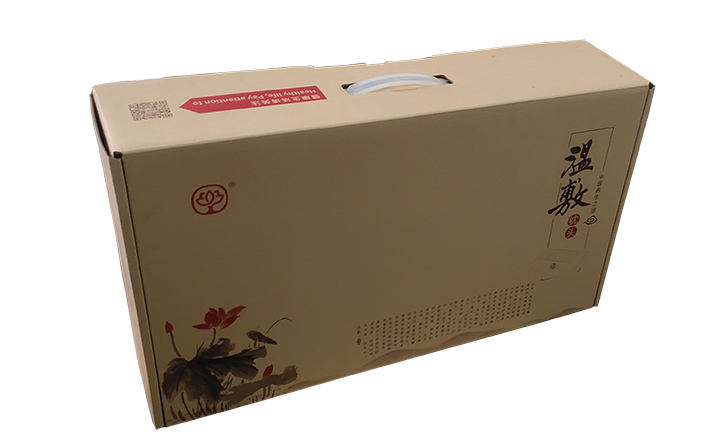 枕頭<i style='color:red'>包裝彩盒</i>帶手提
